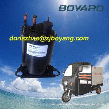 Alimento refrigerado triciclo corpo com zhejiang boyard escova dc 12v 24v 48v compressor de refrigeração